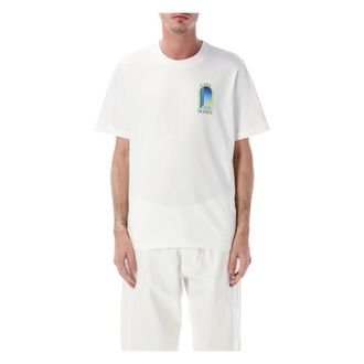 Casablanca T-Shirts, male, White, Size: XL Arches Tee