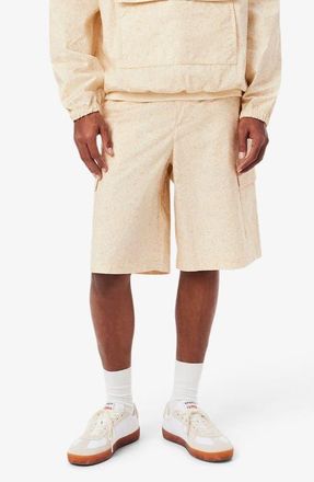 Lacoste Cotton Bermuda Shorts in Naturel Clair at Nordstrom, Size 38
