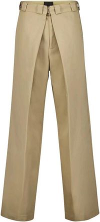 Givenchy Dames, Broeken, Beige, Maat: 4XL Katoen
