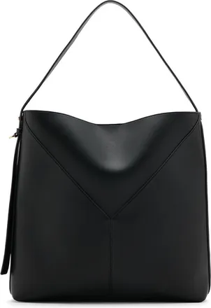 Mango Large Faux Leather Bucket Bag in Black at Nordstrom