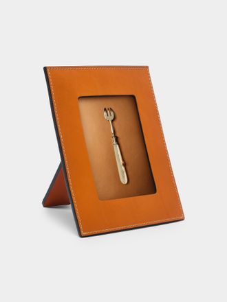 Oscar Maschera Punti Leather Photo Frame