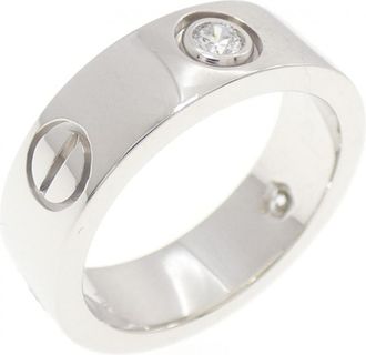 Cartier White Gold White Gold (18K) Band Ring (Pre-Owned)