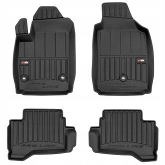 OEM Alfombras De Goma Fiat 500 1 El&eacute;ctrico 2015-2020 3d Trouble