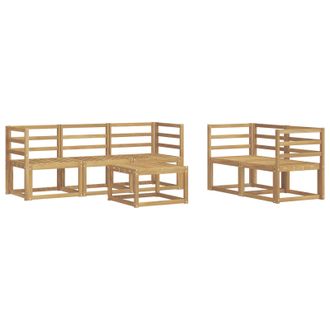 vidaXL Conjunto De Sof&aacute;s De Exterior 6 Pcs Blanco 59 X 59 X 37 Cm Vidaxl