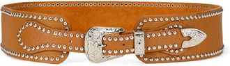 Oltre Western Riem - Dames - Riemen - Beige - L/Xl - Leer - Accessoires