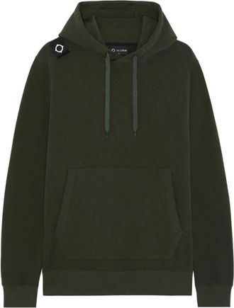Mastrum Core Overhead Hoody in Oil Slick - Heren - Hoodies - Groen - S - Katoen - Hoodies & sweatvesten