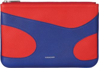 Ferragamo Cutout Leather Pouch
