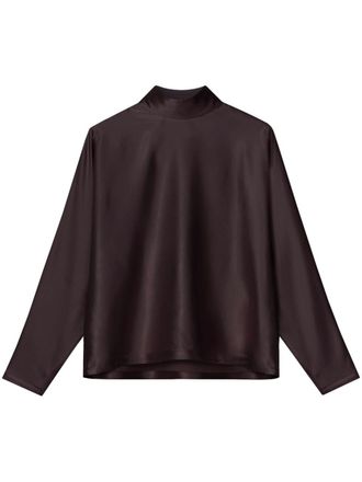 &Aacute;eron Katniss top - women - Spandex/Elastane/FSC Viscose/Rayon - M - Grey