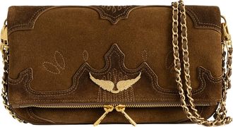 Zadig&Voltaire Rock Western Leather Crossbody Bag in Cognac at Nordstrom