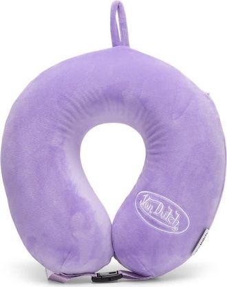 Von Dutch Classic Memory Foam Travel Neck Pillow in Purple at Nordstrom