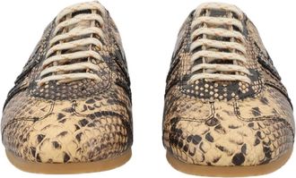 Dries Van Noten Animal Print Textured Sneakers
