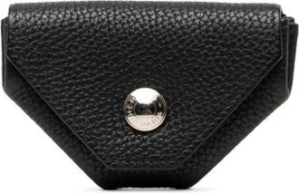 Herm&egrave;s Pre-owned Le Vin Quatre Portemonnee - Dames - Vintage Accessoires - Zwart - ONE Size - Leer - Vintage