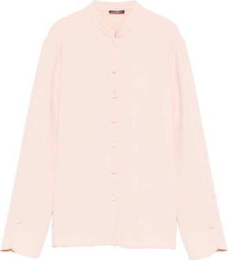 Emporio Armani Womens Crepe Shirt