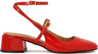 Kazar Gelakte rode pumps - Dames - Pumps - Rood - 36 EU - Leer - Schoenen