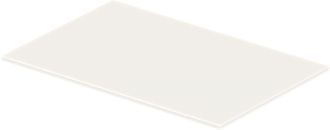 Duravit Duravit - Durasquare Glass Insert 97x38cm Para Consolas Met&aacute;licas