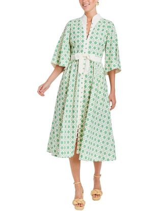 Mestiza New York Carmen Linen-Blend Midi Dress