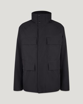 Belstaff Force Jacket Mens Technical Poly Black Size 2XL