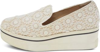Stella McCartney 50mm lace-detailing loafers - White