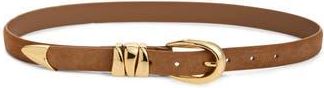 Madewell Triple Keeper Suede Belt in Aged Cognac at Nordstrom Rack, Size X-Small