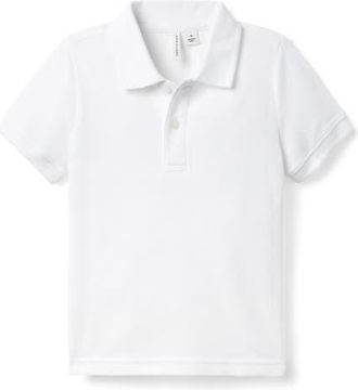 Janie and Jack The Classic Pique Polo in White at Nordstrom, Size 12-18M