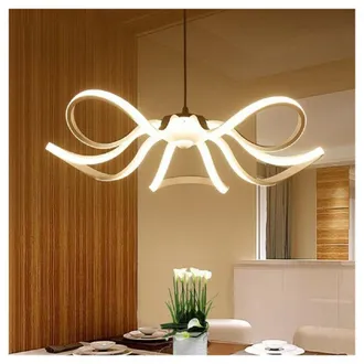 Trade Shop Trade Shop - Lampadario Soffitto Led 45w Fiore Moderno Lampada Luce Fredda Calda Naturale B38