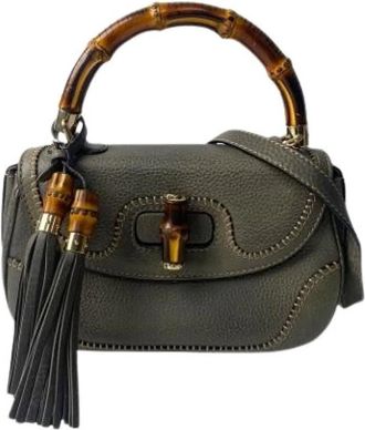 Gucci Pre-owned Mini Bags, female, Gray, Size: ONE SIZE Pre-owned Mini Bag