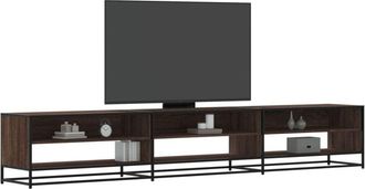 vidaXL Mobile tv Rovere Marrone 270x40x46 cm in Truciolato - Vidaxl