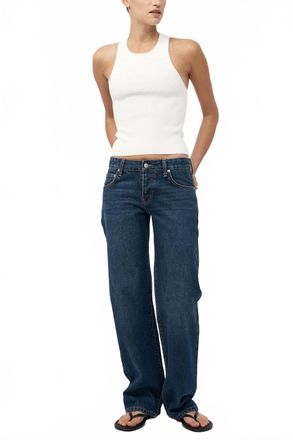 St.Agni 90s Low Rise Jean In Dark Indigo