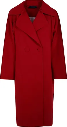 Maria Calderara Coat Double Breasted W906n.3 3 Ruby Red