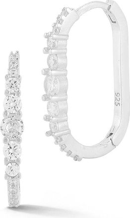 Glaze Jewelry Silver Cz Earrings