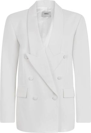 Coperni Double-Breasted Tailored Blazer - Dames - Blazers - Wit - XS - Jassen