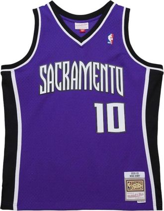 Mitchell & Ness Sacramento Kings Mike Bibby Shirt 2002 - Heren - Fitness - Paars - S - Fitness
