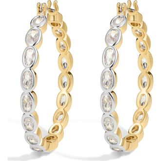 Luv AJ The Palais Eternity Hoop Earrings in Gold at Nordstrom