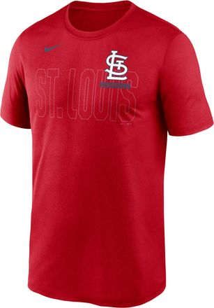 Nike St. Louis Cardinals Knockout Team Legend Nike Mens Dri-FIT MLB T-Shirt in Red | NKGK62QSCN-HMW