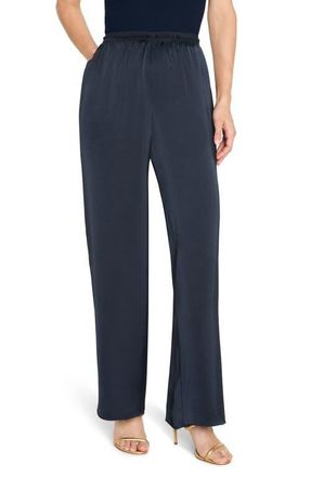 Nic+Zoe Day Gloss Wide Leg Pull-On Pants in Dark Indigo at Nordstrom, Size X-Large