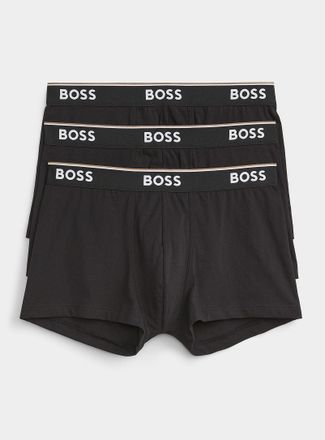 BOSS Mens 2 BOSS essential trunks Cotton 3-pack