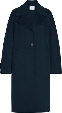 Joseph Franco Double-breasted Wool-blend Coat - Indigo - 44 (UK16 / XL)