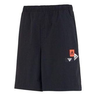 adidas Mens adidas Mh Bp3 Wvsht Athleisure Casual Sports Solid Color Logo Shorts Black HM2972