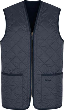 Barbour Polarquilt Zip-In Liner - Heren - Bodywarmers - Blauw - L - Leer - Jassen