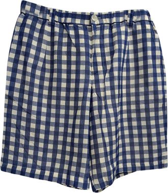 Jacquemus Le Short Gelati Pleated Shorts in Blue Viscose