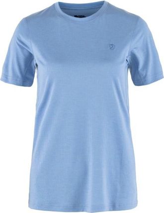 Fj&auml;llr&auml;ven Abisko Day Hike S/S Funktionsshirt f&uuml;r Damen | blau
