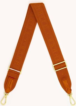 Hammitt Womens Webbing Crossbody Strap In Candlelight Orange