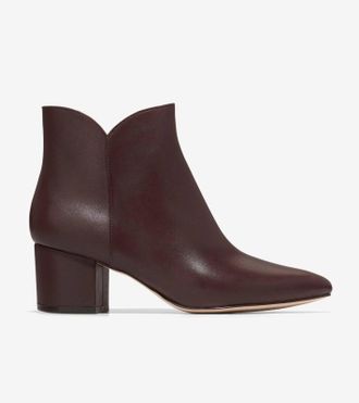 Cole Haan Elyse W29130 Boots WomensB Madeira Leather Ankle Bootie ZOGG2846