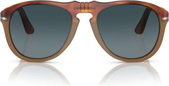 Persol Sunglasses Po0649 1025 S3 Brown/Blue Unisex
