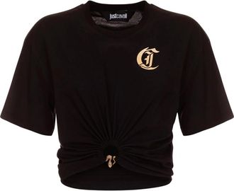 Just Cavalli T-shirts en Polos - Dames - T-shirts - Zwart - S - Tops
