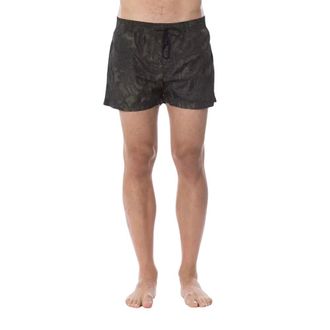 Roberto Cavalli Ba&ntilde;ador deportivo estampado - Swimwear - Hombre - Verde - 4XL