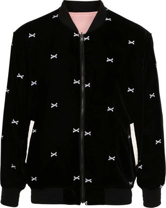 Wtaps Bomber Gutter reversibile - Nero