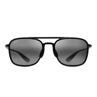 Maui Jim Sunglasses, unisex, Black, Size: 55 MM Keokea Aviator Sunglasses