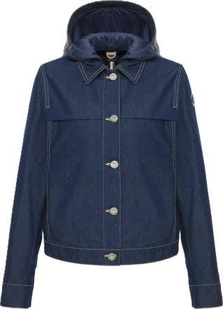 Colmar Navy Blue Hooded Denim Jacket