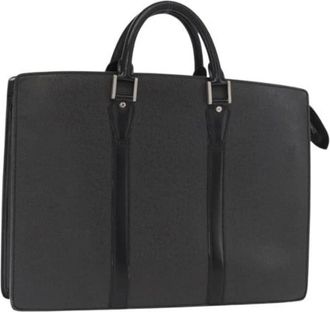 Louis Vuitton Pre-owned Handbags, female, Black, Size: ONE SIZE Pre-owned Vintage Leather Handbag